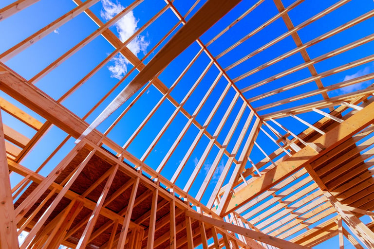 Wooden frame construction